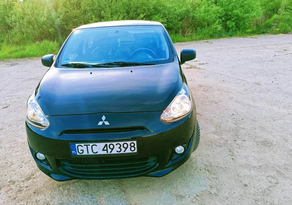 mitsubishi space star pomorskie Mitsubishi Space Star cena 16000 przebieg: 147800, rok produkcji 2014 z Tczew